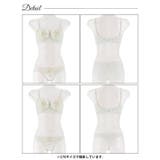 【3点セット】ロマンティックシャイニーブルーム脇高ブラジャー&フルバック&Tバッ… | Dazzy | 詳細画像10 