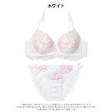 クラシックフェミニンロゼブラジャー&フルバックショーツ | Dazzy | 詳細画像10 