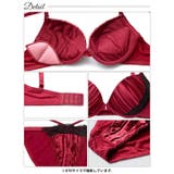 [三上悠亜着用]リッチプリーツサテンブラジャー＆フルバックショーツ | Dazzy | 詳細画像14 