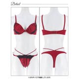 [三上悠亜着用]リッチプリーツサテンブラジャー＆Tバックショーツ | Dazzy | 詳細画像12 