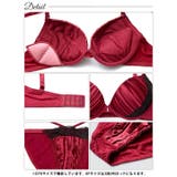 [三上悠亜着用][EFサイズ]リッチプリーツサテンブラジャー＆フルバックショーツ | Dazzy | 詳細画像14 