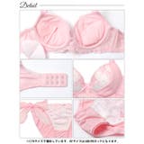 [EFサイズ]ミルキーブロッサムリボン脇高ブラジャー&フルバックショーツ | Dazzy | 詳細画像15 