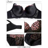 ロージーフルールレース脇高ブラジャー&フルバックショーツ | Dazzy | 詳細画像13 