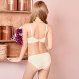 ロージーフルールレース脇高ブラジャー&フルバックショーツ | Dazzy | 詳細画像4 