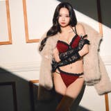 【EFサイズ】ブルームレーシィホルターネックブラジャー&バック透けフルバックショ… | Dazzy | 詳細画像3 