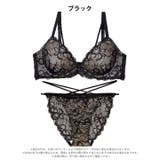 【EFサイズ】エターナルヌーディーレースブラジャー&バック透けフルバックショーツ | Dazzy | 詳細画像9 