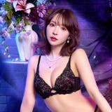 【三上悠亜着用】ディープノクターンフラワーブラジャー&Tバックショーツ | Dazzy | 詳細画像4 