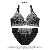 ロイヤルハートチュールレースブラジャー&フルバックショーツ | Dazzy | 詳細画像8 