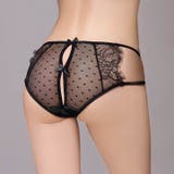 ドットレースカットアウトフルバックショーツ単品 | Dazzy | 詳細画像4 