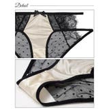 ドットレースカットアウトフルバックショーツ単品 | Dazzy | 詳細画像7 