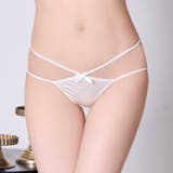 クロスストリングバック透けフルバックショーツ単品 | Dazzy | 詳細画像2 