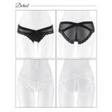 クロスシアーレースフルバックショーツ単品 | Dazzy | 詳細画像7 