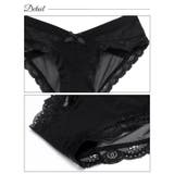 クロスシアーレースフルバックショーツ単品 | Dazzy | 詳細画像8 