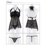 ミステリアスローズチュールベビードール | Dazzy | 詳細画像9 