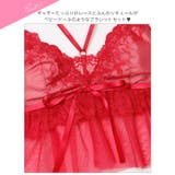 [ノンワイヤー]フェアリーフルールレーシィブラジャー&サイド紐バック透けフルバッ… | Dazzy | 詳細画像11 