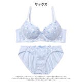 フェミニンプチフラワーブラジャー&フルバックショーツ | Dazzy | 詳細画像9