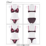 【三上悠亜着用】【3点セット】エレガントロゼブラジャー&フルバックショーツ&Tバ… | Dazzy | 詳細画像12 