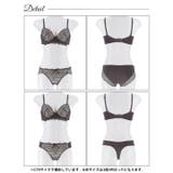 [3点セット][GHIサイズ]フェミニンシンプルレース脇高ブラジャー&フルバック… | Dazzy | 詳細画像13 