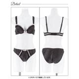 スウィートリボンドットブラジャー＆フルバックショーツ | Dazzy | 詳細画像13 