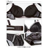 スウィートリボンドットブラジャー＆フルバックショーツ | Dazzy | 詳細画像14 