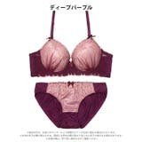 ダスティフラワーチュール脇高ブラジャー&フルバックショーツ | Dazzy | 詳細画像10