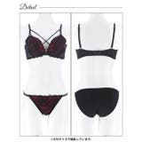 [三上悠亜着用]シックフラワーコードレースブラジャー&フルバックショーツ | Dazzy | 詳細画像13 