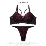 [三上悠亜着用]シックフラワーコードレースブラジャー&Tバックショーツ | Dazzy | 詳細画像9 