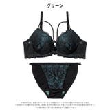 [三上悠亜着用][EFサイズ]シックフラワーコードレースブラジャー&フルバックシ… | Dazzy | 詳細画像10 