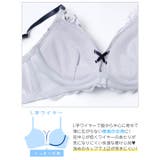 グレースクロスフラワー脇高ブラジャー&フルバックショーツ | Dazzy | 詳細画像11 