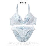 ピュアローズヴェールブラジャー&フルバックショーツ | Dazzy | 詳細画像9 