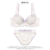 ピュアフリルレースブラジャー&フルバックショーツ | Dazzy | 詳細画像9 