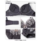 ガーリーラビットエンブロイダリーブラジャー＆フルバックショーツ | Dazzy | 詳細画像13 