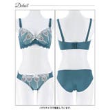 [EFサイズ]クラシカルフルーレットブラジャー&フルバックショーツ | Dazzy | 詳細画像14 
