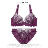 [EFサイズ]クラシカルフルーレットブラジャー&フルバックショーツ | Dazzy | 詳細画像9 