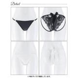 バックリボンレースバック透けフルバックショーツ単品 | Dazzy | 詳細画像6 