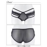 カットアウトシアーレースフルバックショーツ単品 | Dazzy | 詳細画像6 