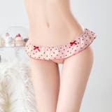 プリティーハートサテンTバックショーツ単品[おそろいショーツ] | Dazzy | 詳細画像2 