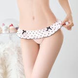 プリティーハートサテンTバックショーツ単品[おそろいショーツ] | Dazzy | 詳細画像5 