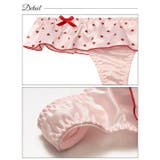 プリティーハートサテンTバックショーツ単品[おそろいショーツ] | Dazzy | 詳細画像8 