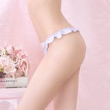 ミルキーリボンフリルTバックショーツ単品 | Dazzy | 詳細画像4 