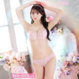 スウィートピュアフラワーブラジャー&フルバックショーツ | Dazzy | 詳細画像1