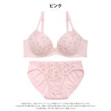 スウィートピュアフラワーブラジャー&フルバックショーツ | Dazzy | 詳細画像7