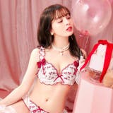 ロマンティックローズガーリーブラジャー&フルバックショーツ | Dazzy | 詳細画像4