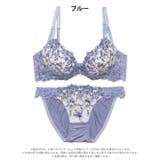 クリスタルブロッサム脇高ブラジャー＆フルバックショーツ | Dazzy | 詳細画像9 