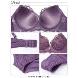 【3点セット】チュールリボンエンブロイダリーブラジャー&フルバックショーツ&Tバ… | Dazzy | 詳細画像14