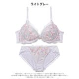 フローラルシアーメロウ脇高ブラジャー&フルバックショーツ | Dazzy | 詳細画像8