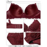 【GHIサイズ】ミステリアスブルームレースブラジャー＆フルバックショーツ | Dazzy | 詳細画像14 