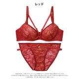 【EFサイズ】ドラマティックコードレースブラジャー&バック透けフルバックショーツ | Dazzy | 詳細画像10