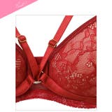 【EFサイズ】ドラマティックコードレースブラジャー&バック透けフルバックショーツ | Dazzy | 詳細画像11