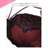 【EFサイズ】シャドウレーシィコードブラジャー&バック透けフルバックショーツ | Dazzy | 詳細画像11
